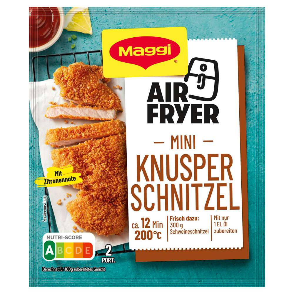 Produktabbildung Maggi Fix-Würzmischung Airfryer, Knusper Schnitzel