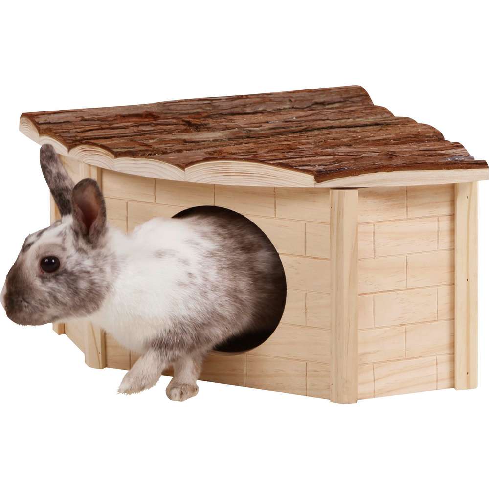 Produktabbildung Kerbl Eckhaus für Nager, 25x25x17cm