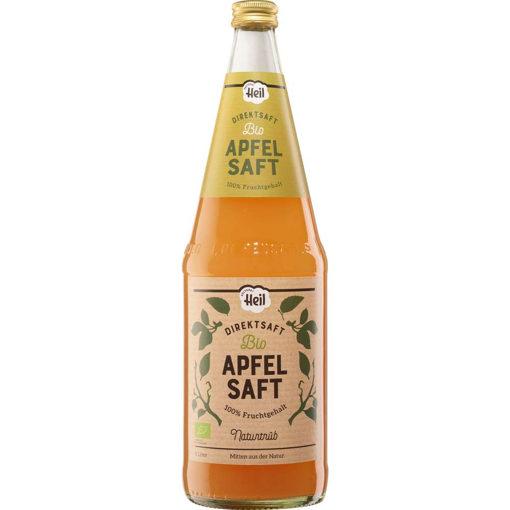 Produktabbildung Kelterei Heil Bio Apfelsaft, naturtrüb