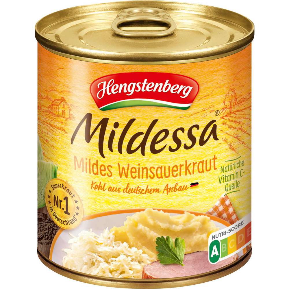 Produktabbildung Mildessa Mildes Weinsauerkraut, 2 Portionen