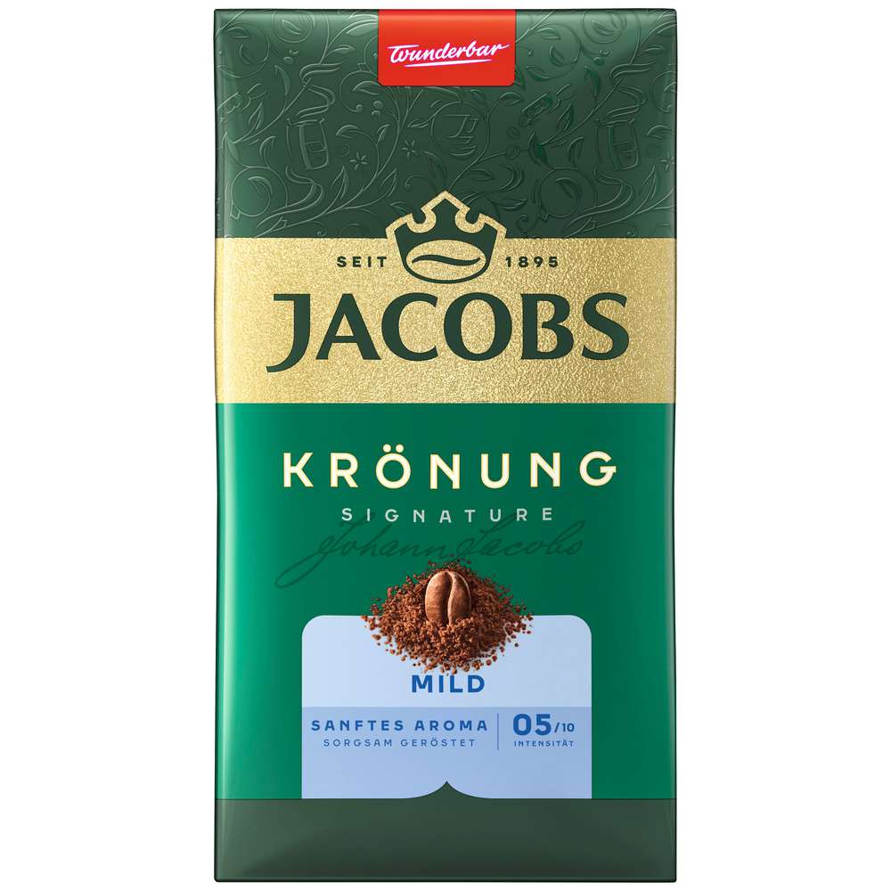 Produktabbildung Jacobs Bohnenkaffe gemahlen, Mild