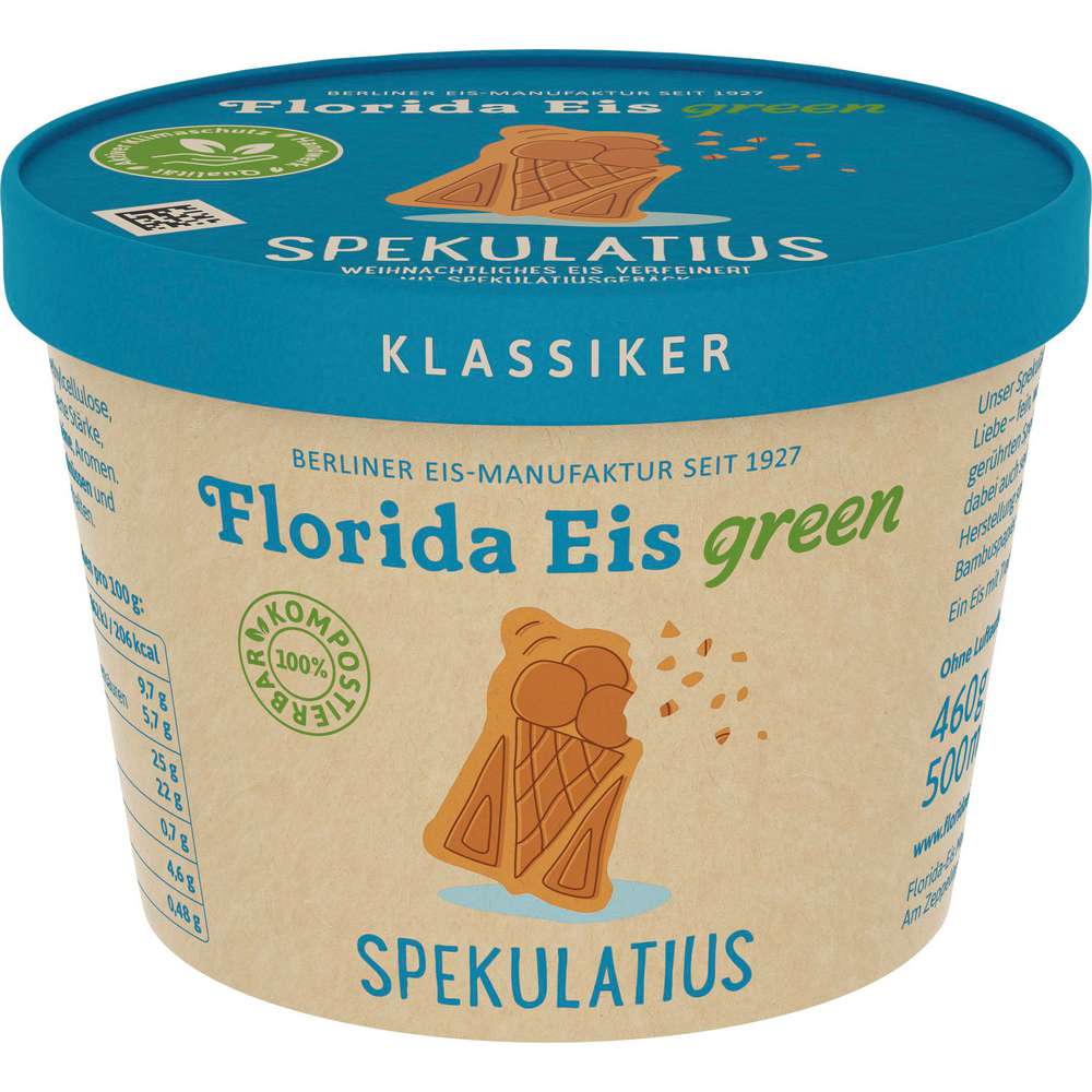 Produktabbildung Florida Eis Milcheis mit Spekulatiusgebäck