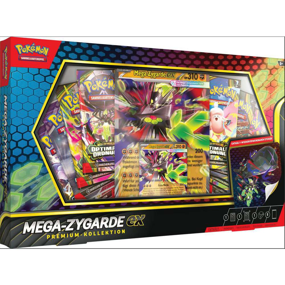 Produktabbildung Pokémon Premium EX Box Mega-Zygarde