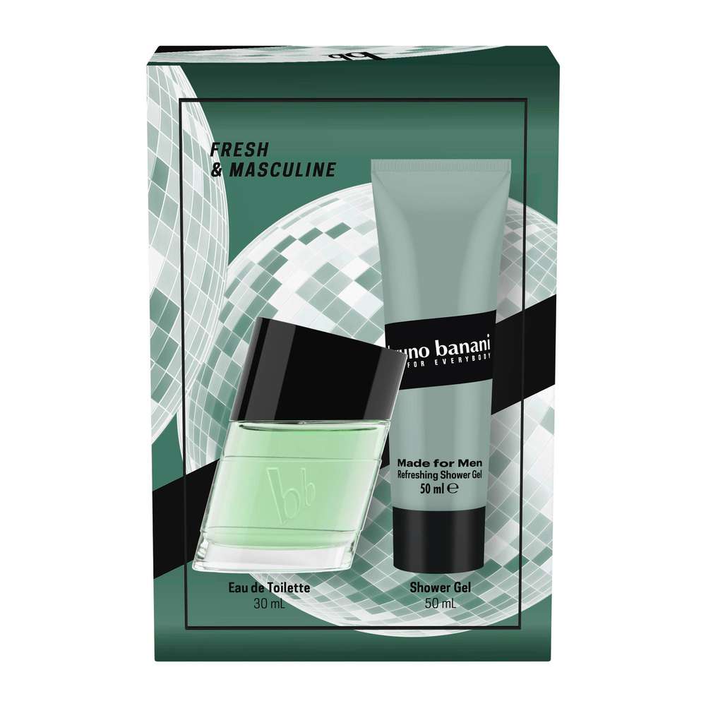 Produktabbildung Bruno Banani Geschenk-Set Made for Men, Eau de Toilette/Shower Gel