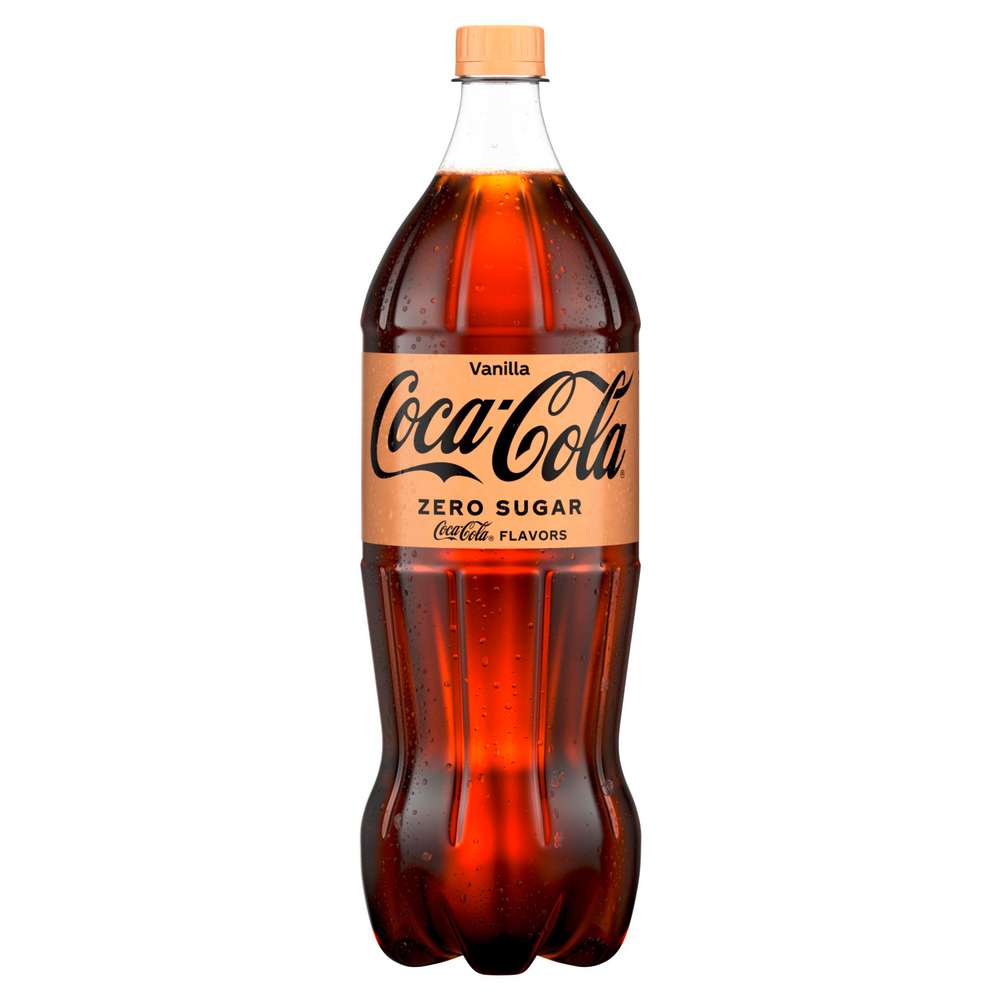 Produktabbildung Coca Cola Koffeinhaltiges Erfrischungsgetränk Vanilla zero, ohne Zucker