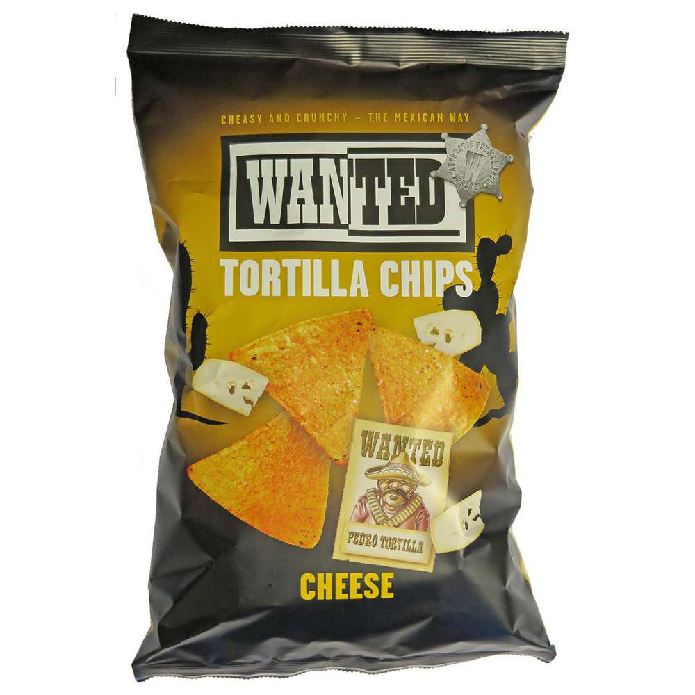 Produktabbildung WANDTED Tortilla Chips, Käse