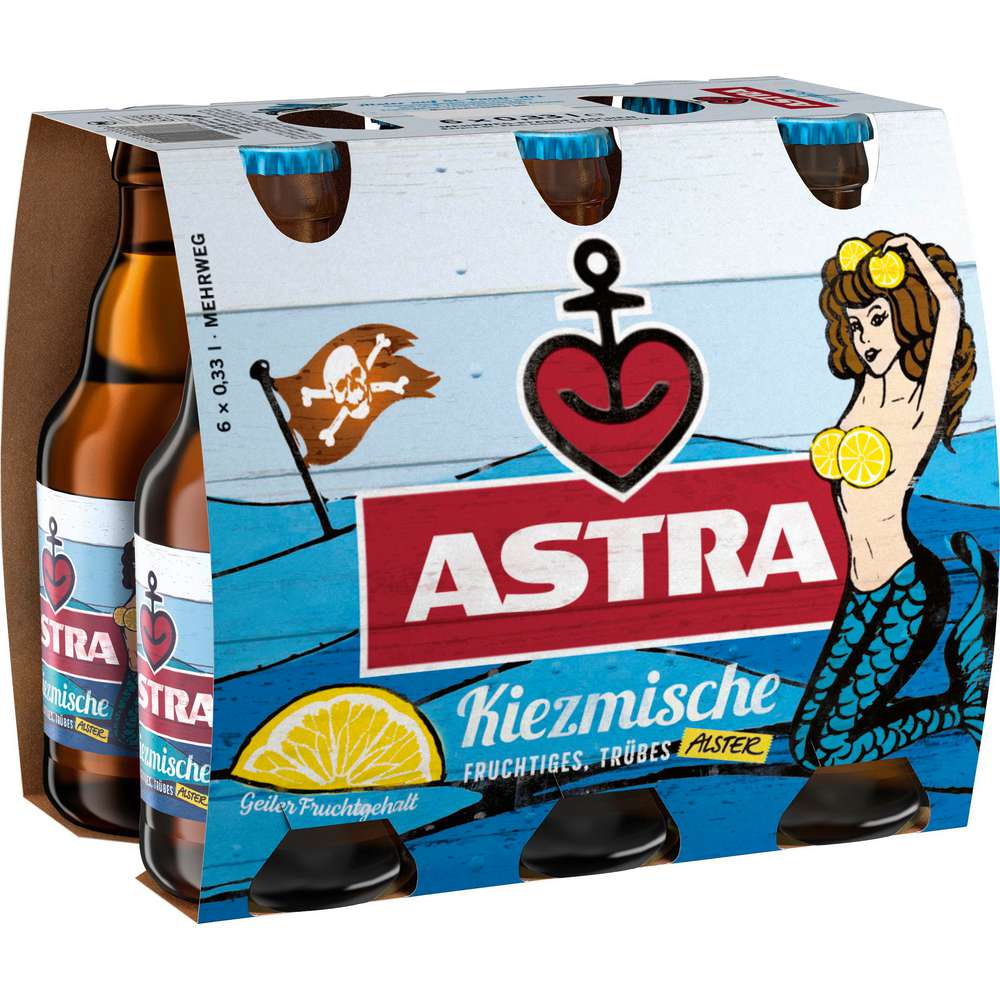 Produktabbildung Astra Biermischgetränk Radler, Kiezmische 2,5 %