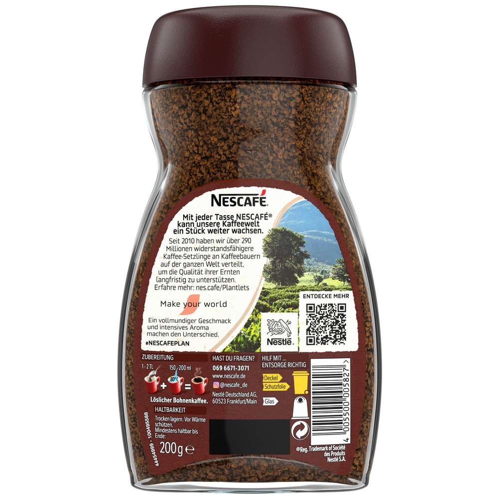 Produktabbildung Nescafe Instant Kaffee Classic