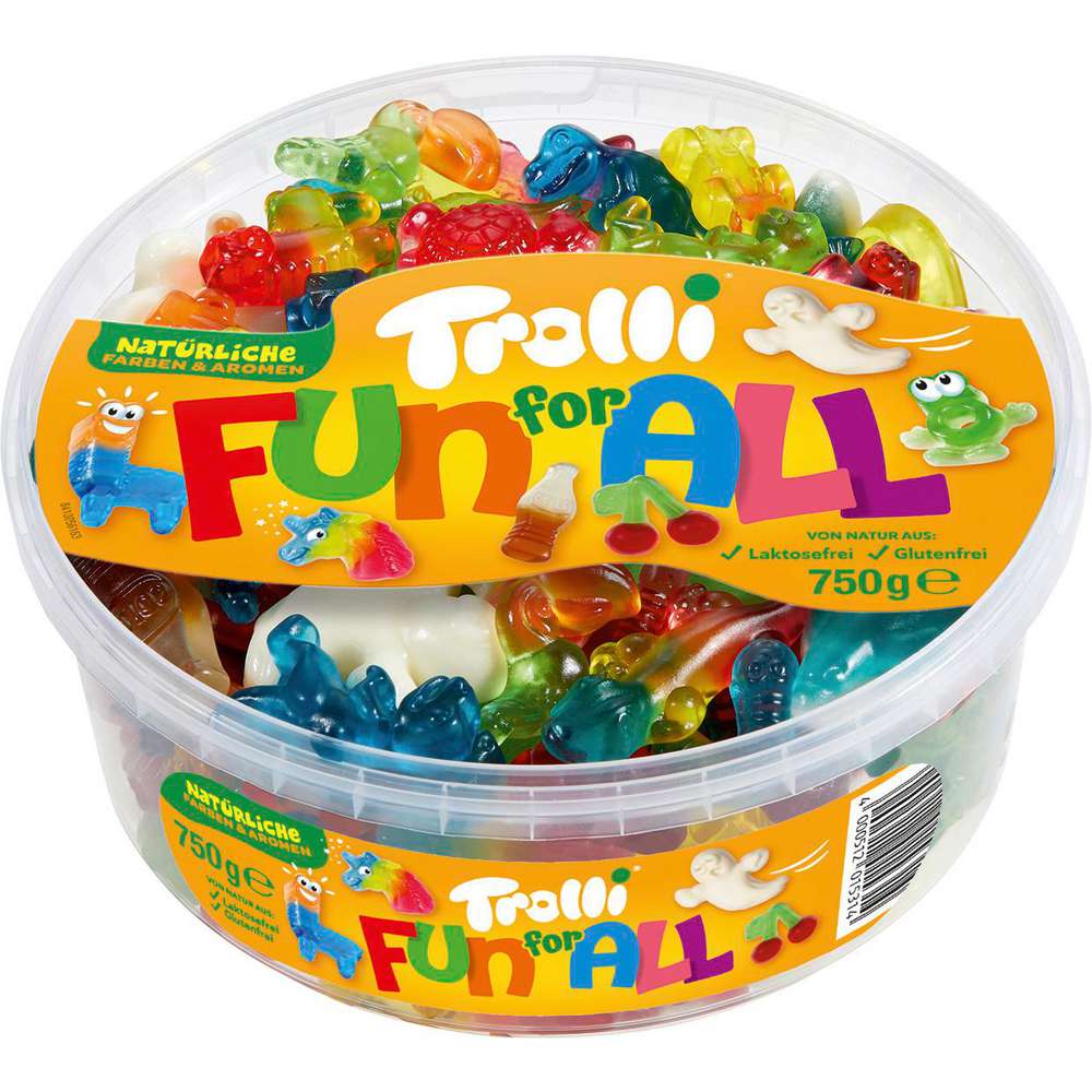 Produktabbildung Trolli Fruchtgummi Dose Fun for All