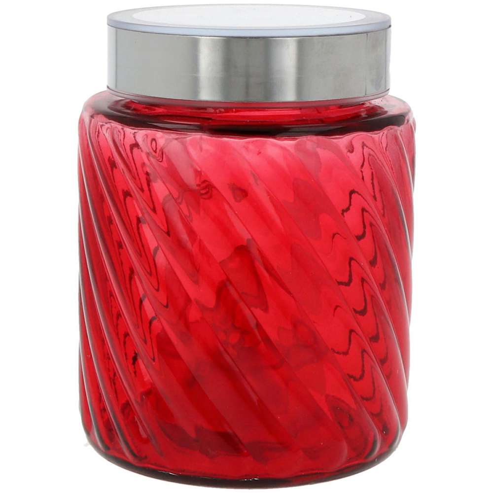 Produktabbildung Hofer Kerzen Solarkerze im Glas Vesta, rot