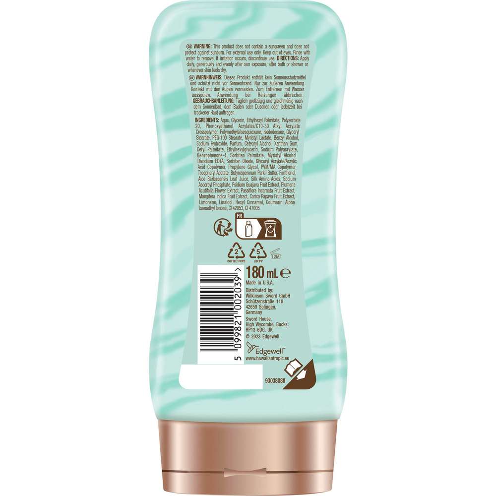 Produktabbildung Hawaiian Tropic Aftersun-Lotion Silk Hydration, Kokosnuss & Papaya