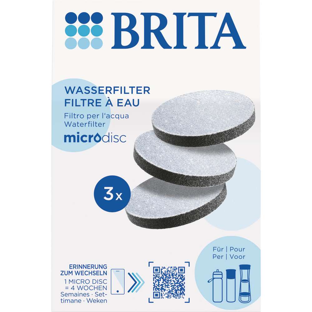 Produktabbildung Brita Wasserfilter MicroDisc, 3 Stück