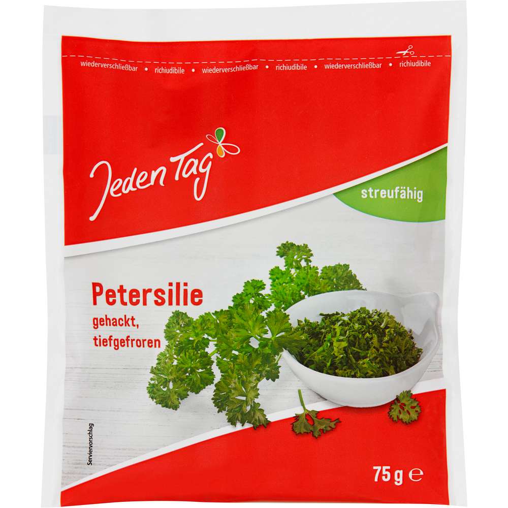 Produktabbildung Jeden Tag Petersilie gehackt, tiefgefroren
