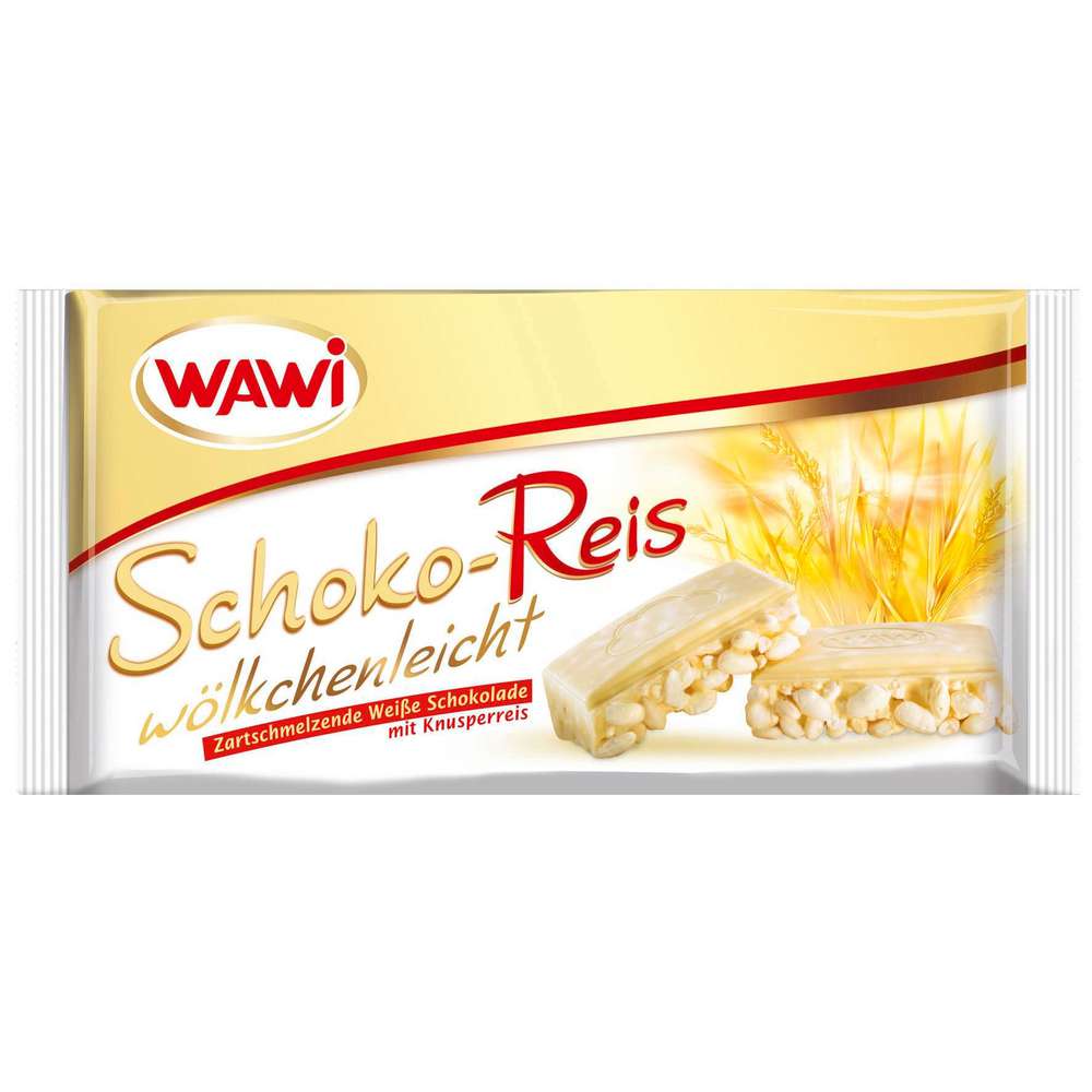 Produktabbildung Wawi Schoko-Reis, weiß