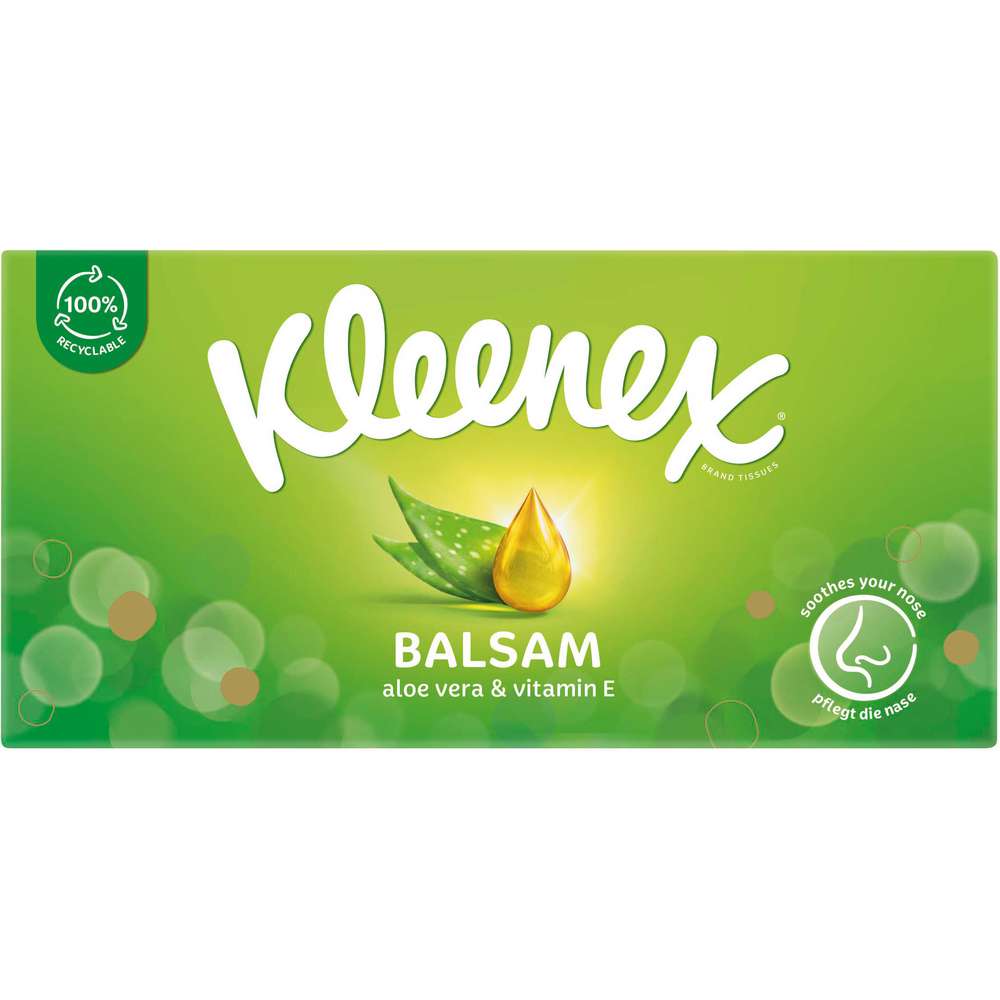 Produktabbildung Kleenex Taschentücher Box, Balsam