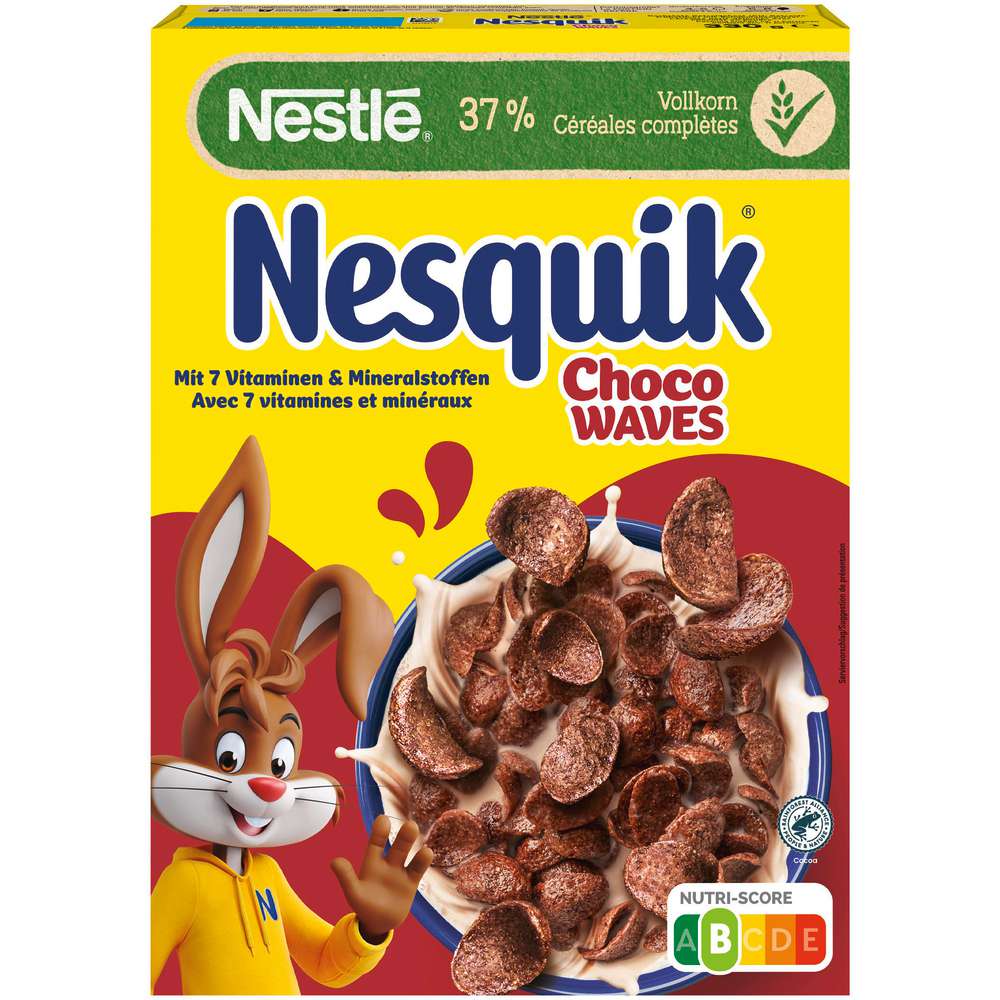 Produktabbildung Nestle Cerealien Nesquik, Intense Choco Waves