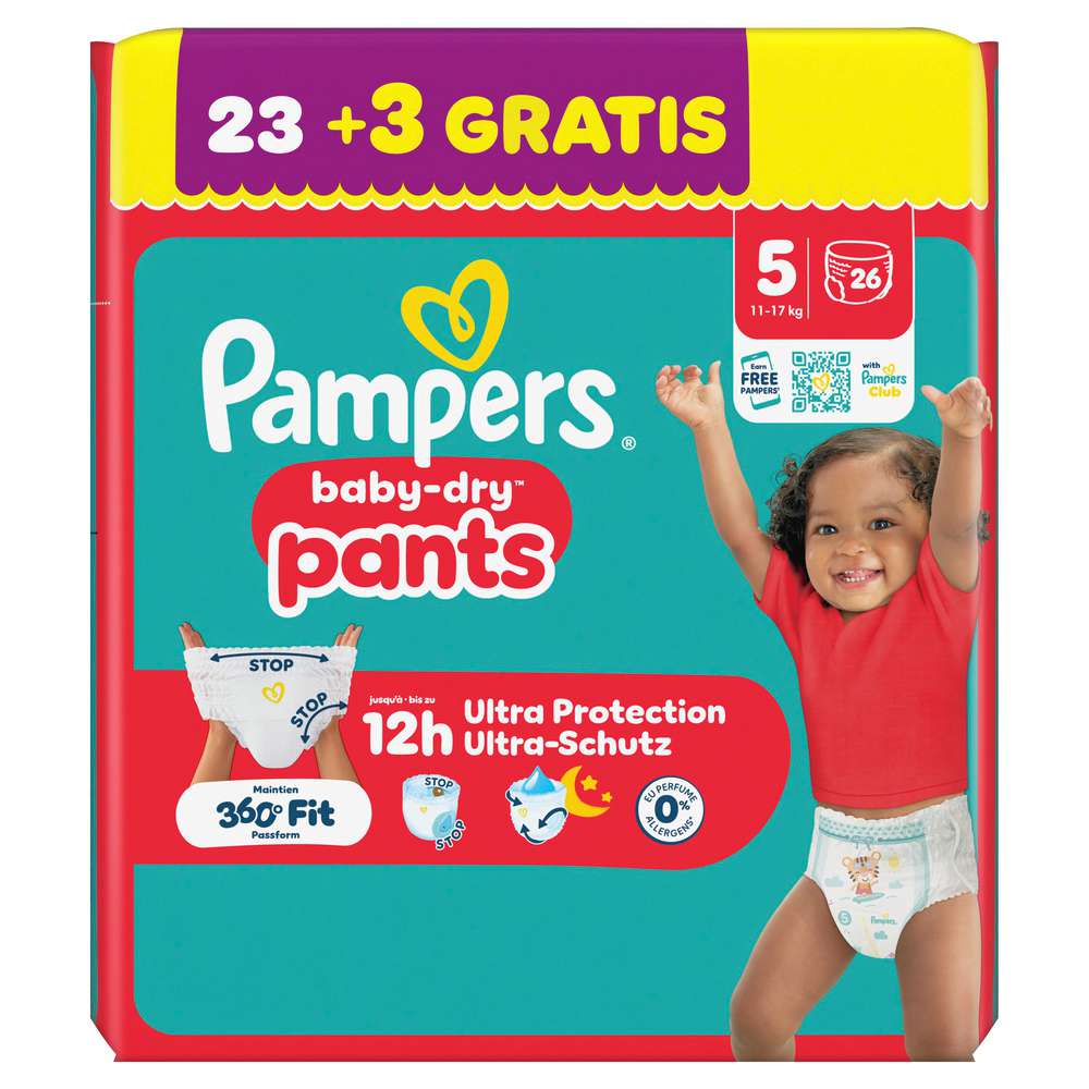 Produktabbildung Pampers Windeln Baby Dry Pants Junior 5