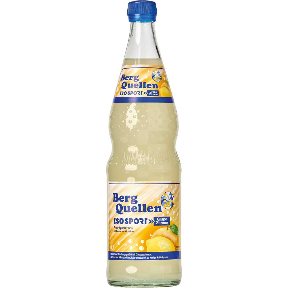 Produktabbildung Berg Quellen Iso Sport, Grape Zitrone 