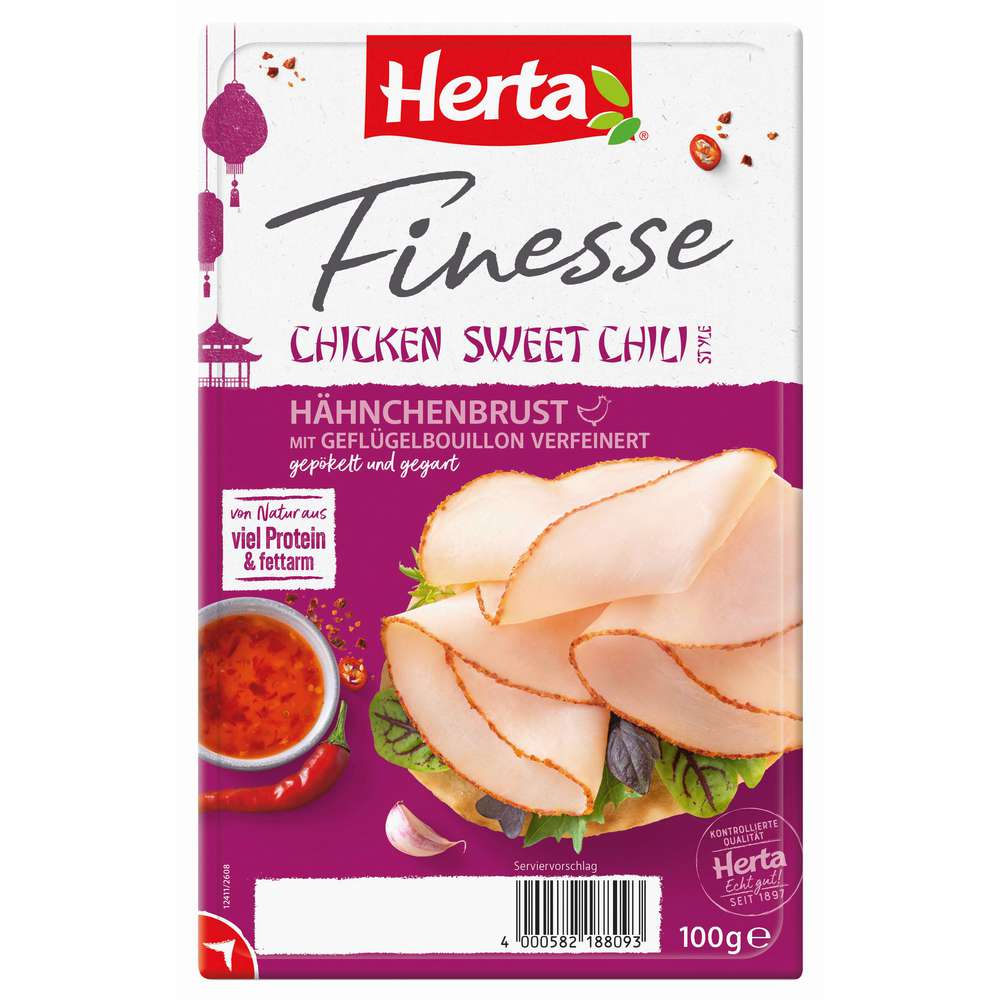 Produktabbildung Herta Hähnchen Aufschnitt Sweet Chili Style