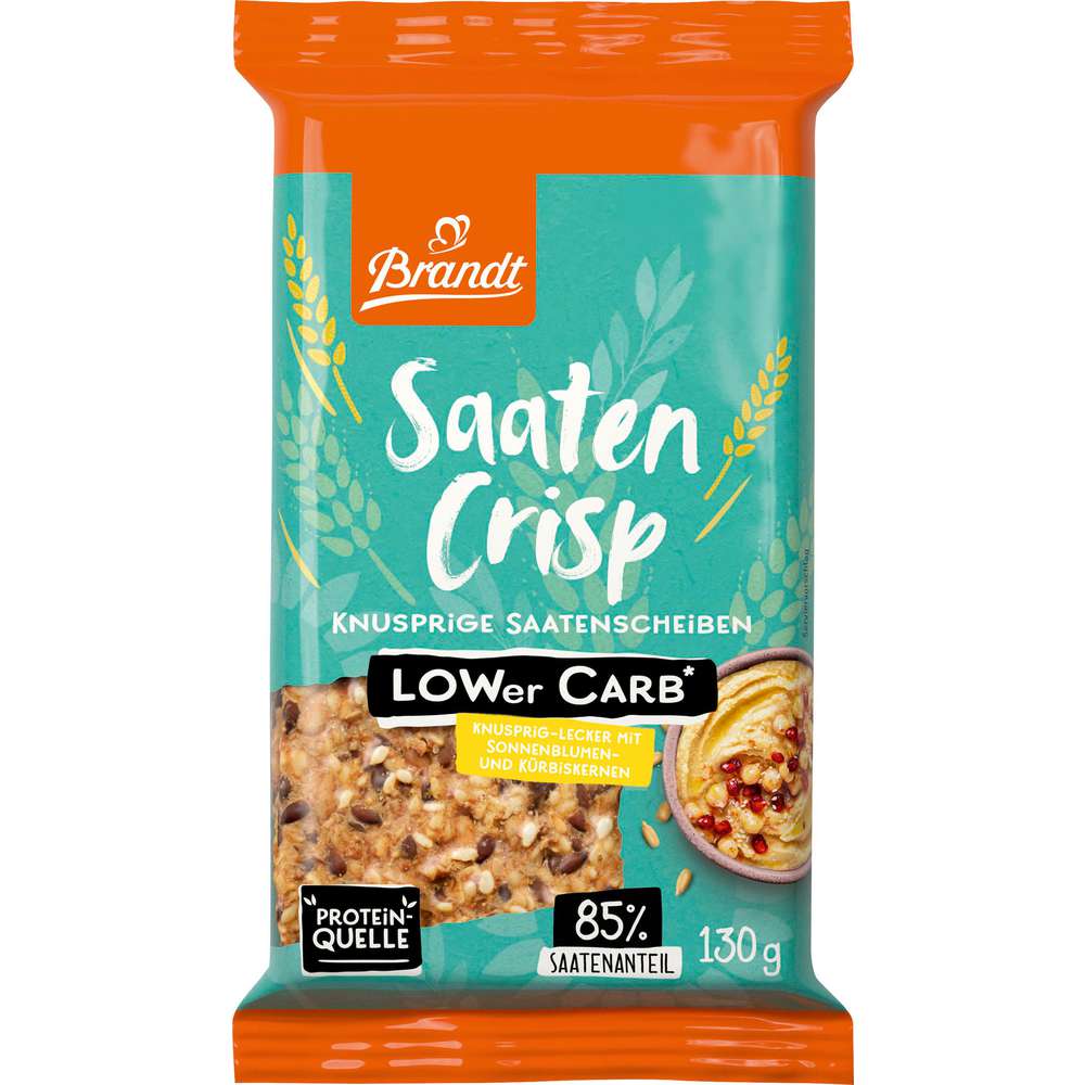 Produktabbildung Brandt Saaten Crisp, Lower Carb
