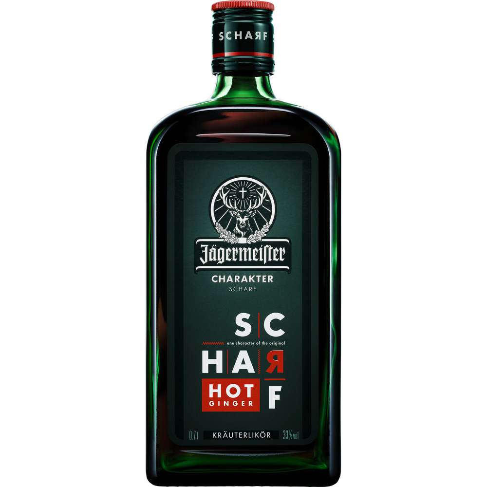 Produktabbildung Jägermeister Kräuterlikör Scharf 33%