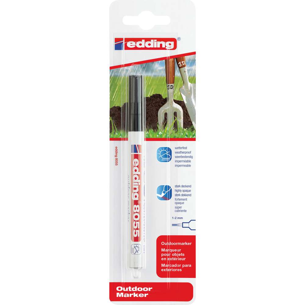 Produktabbildung Edding Outdoor Marker, schwarz