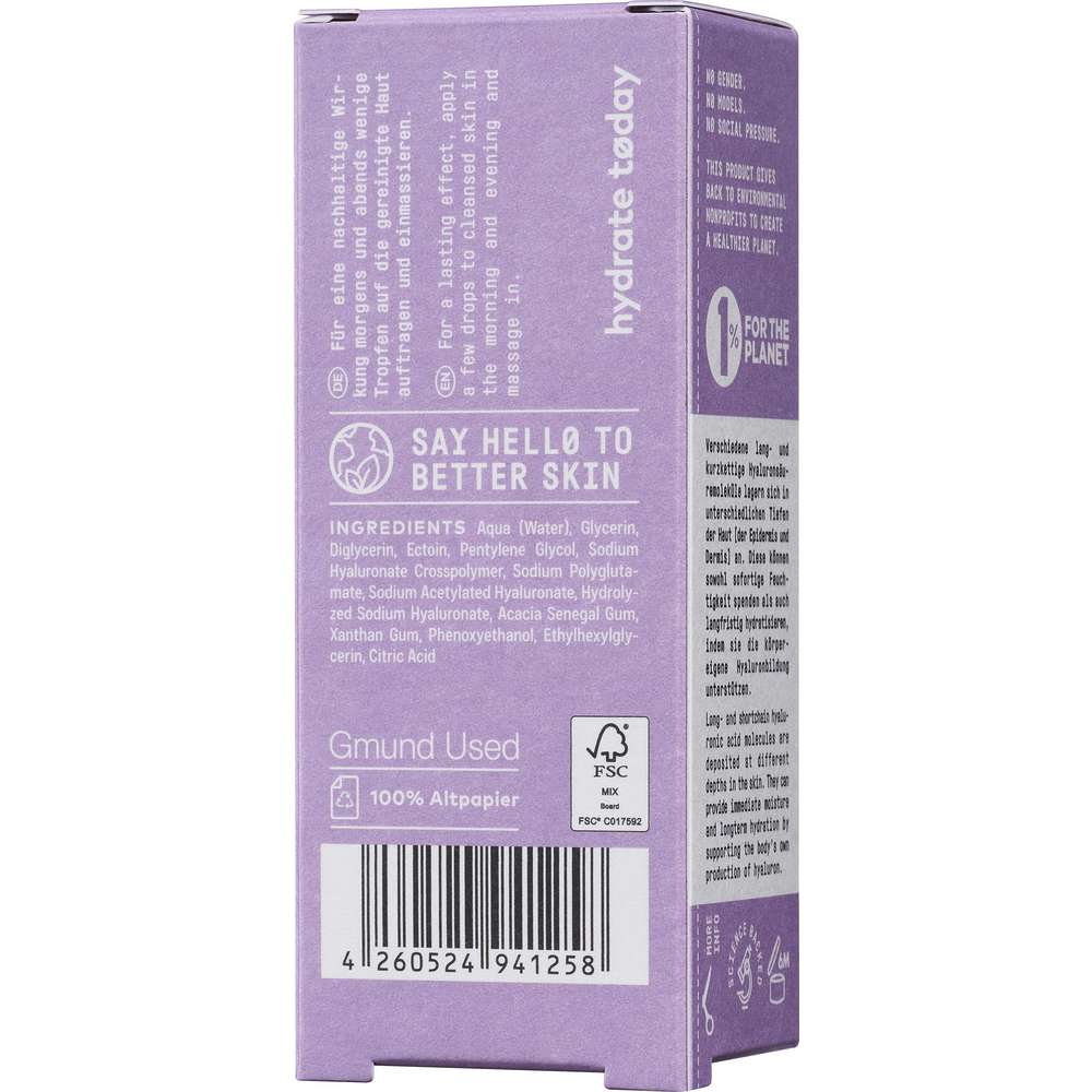 Produktabbildung No Cosmetics Hyaluronserum Hyperdration tøday 