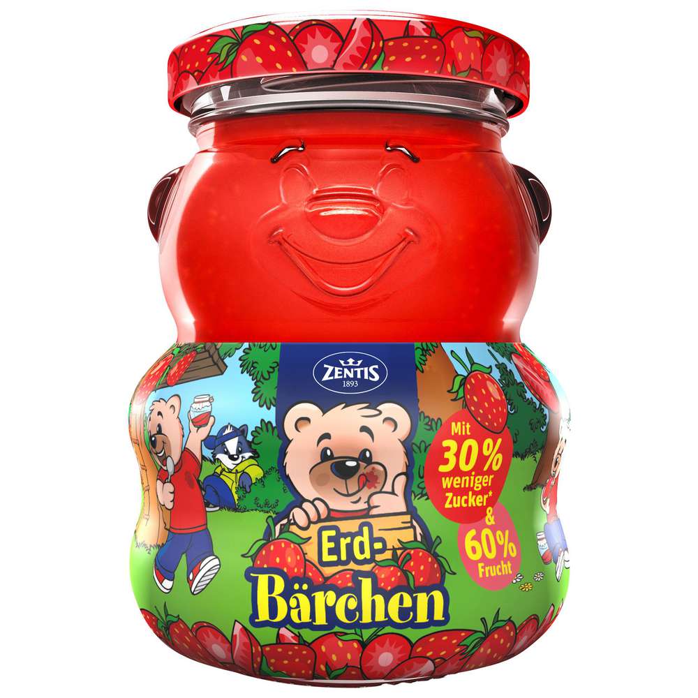 Produktabbildung Zentis Erdbärchen Konfitüre Erdbeere
