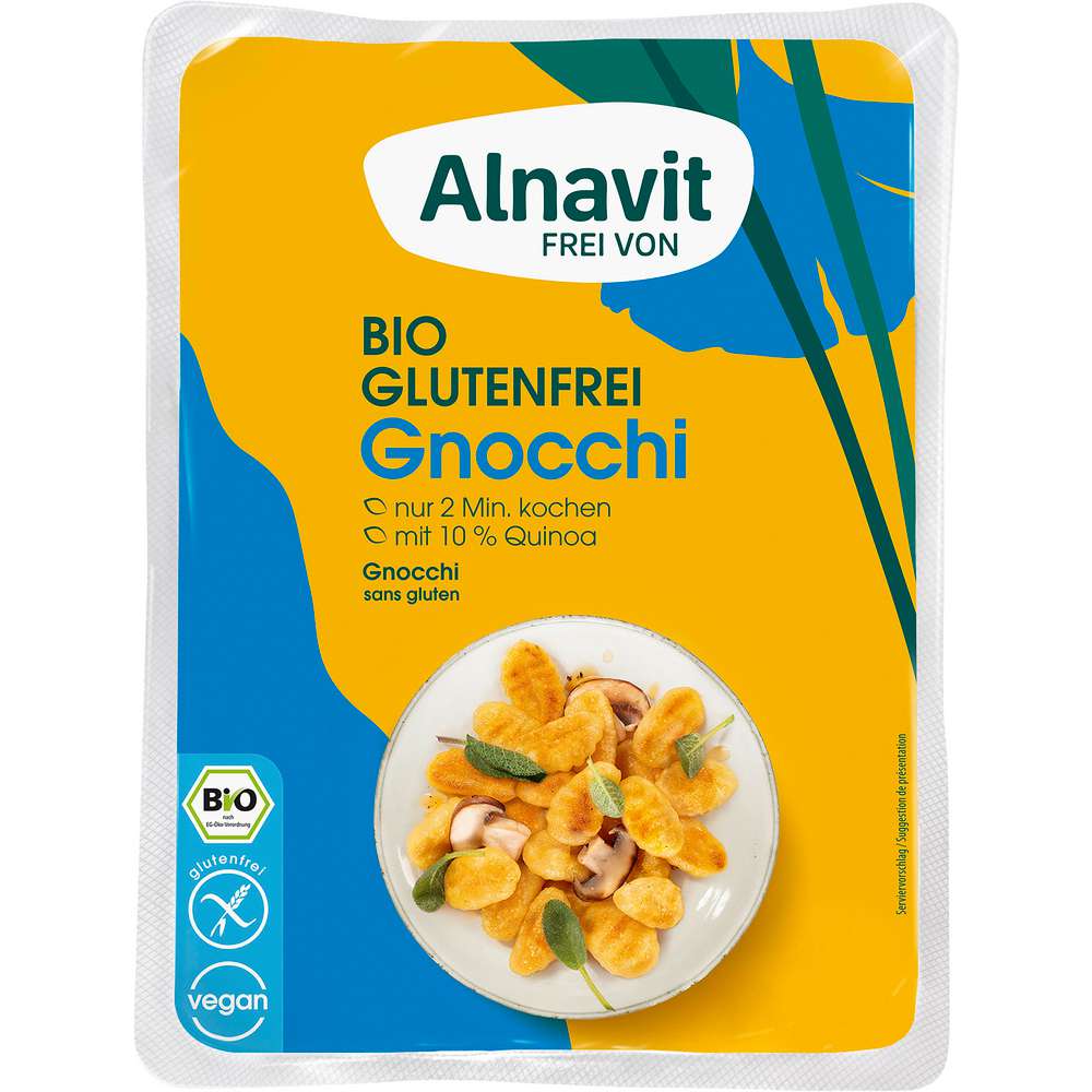 Produktabbildung Alnavit Bio Gnocchi, mit Quinoa