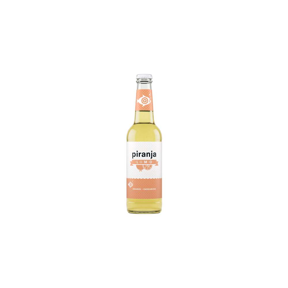 Produktabbildung Piranja Limonade, Orange-Kardamom