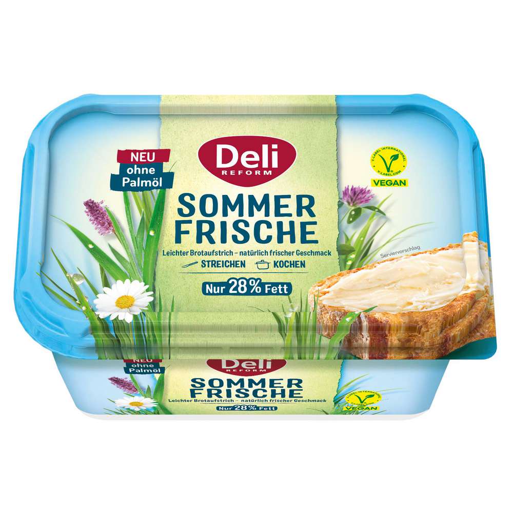 Produktabbildung Deli Reform Leichter Brotaufstrich, Sommerfrische 28 % Fett