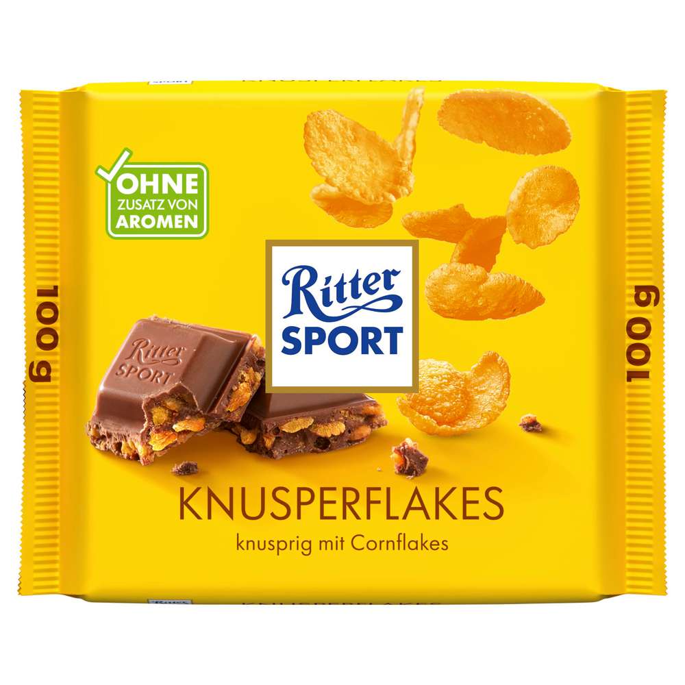 Produktabbildung Ritter Sport Tafelschokolade, Knusper Flakes