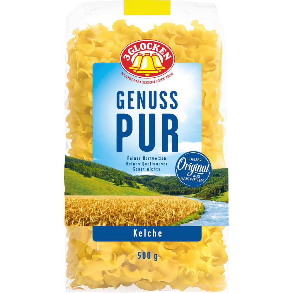 Produktabbildung 3 Glocken Nudeln Genuss pur, Kelche