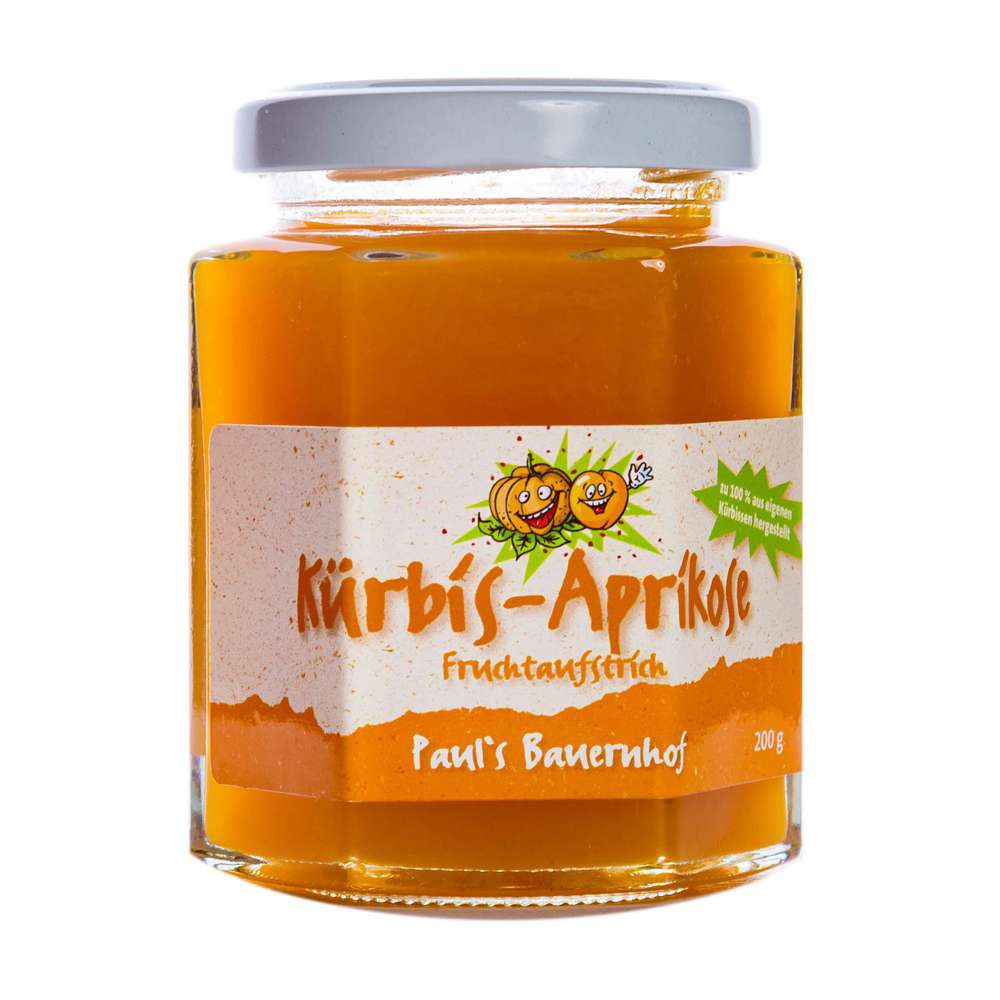 Produktabbildung Paul's Bauernhof Fruchtaufstrich Kürbis-Aprikose