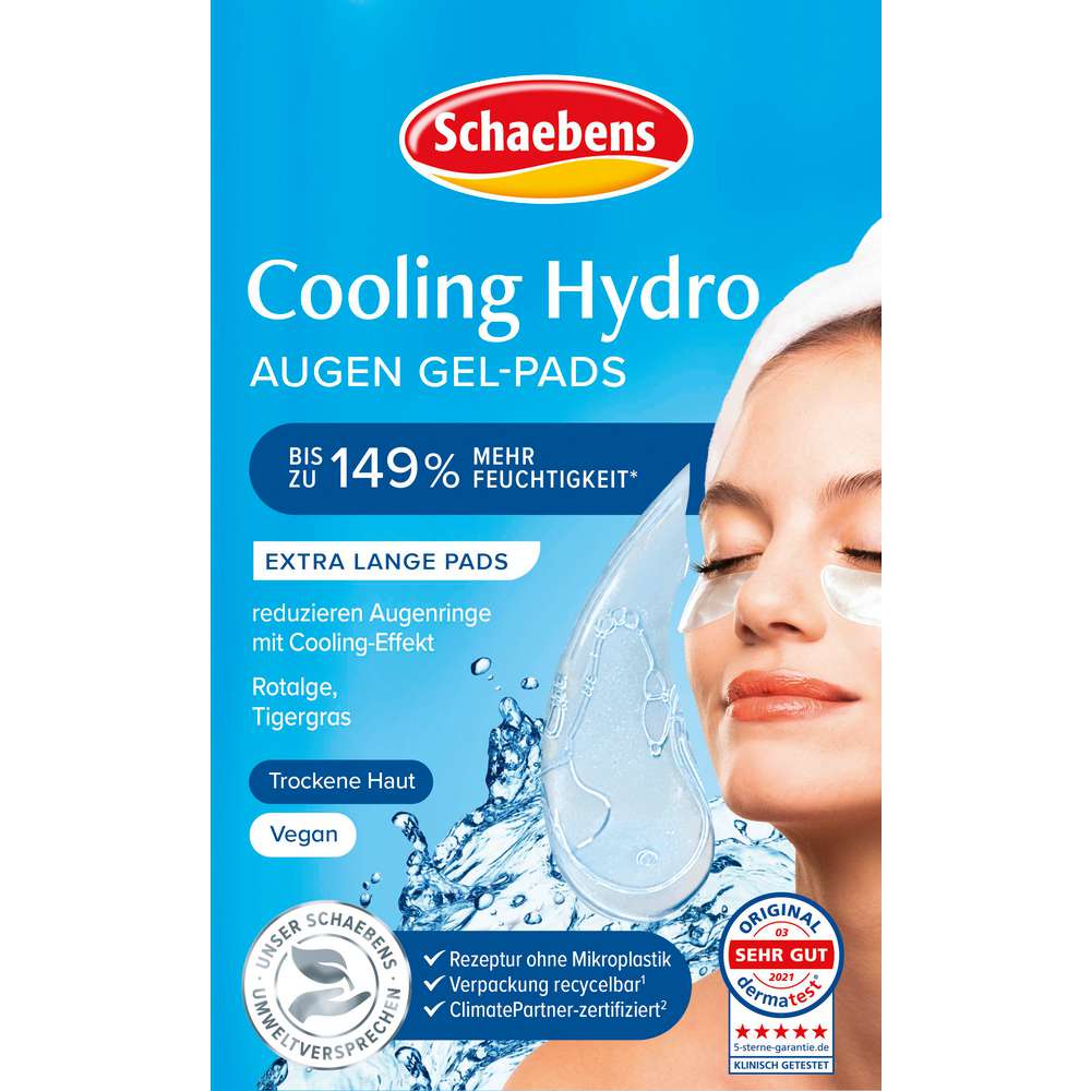 Produktabbildung Schaebens Augen Gel-Pads, Cool. Hyaluron