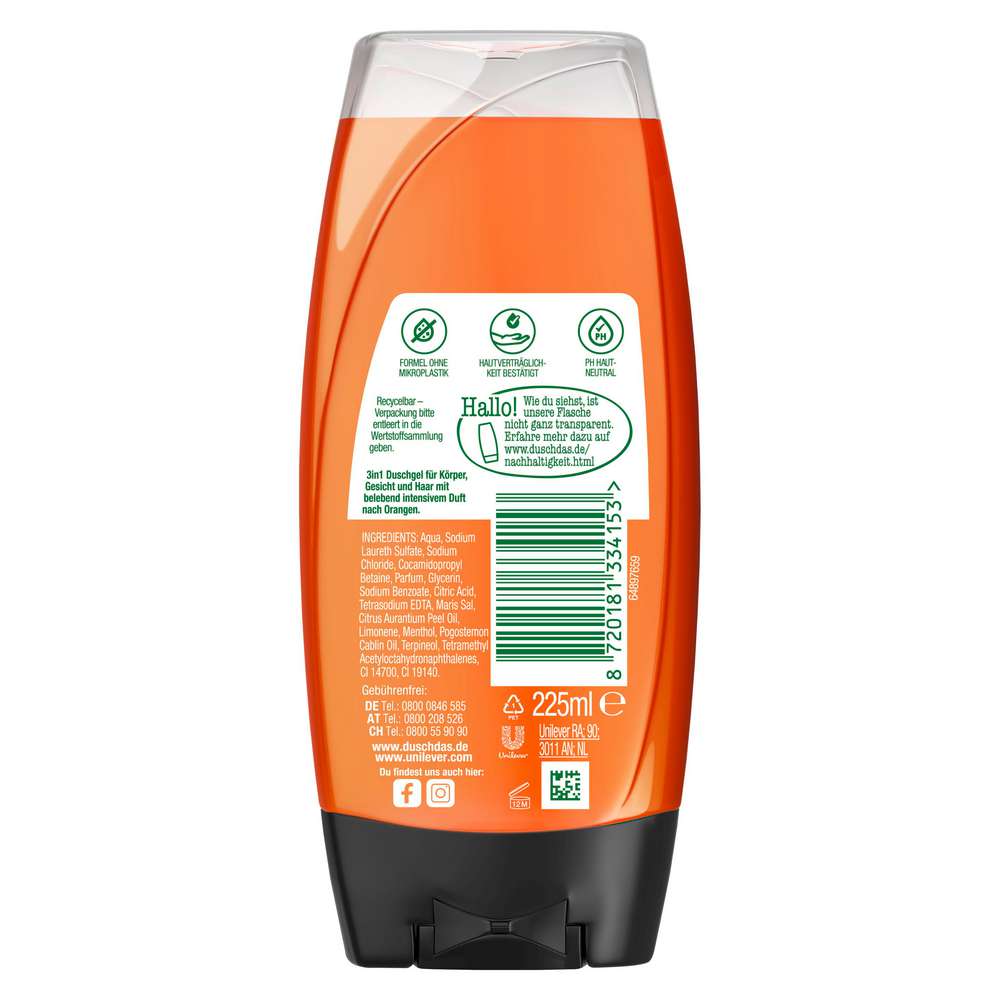 Produktabbildung Duschdas Duschgel, Energy