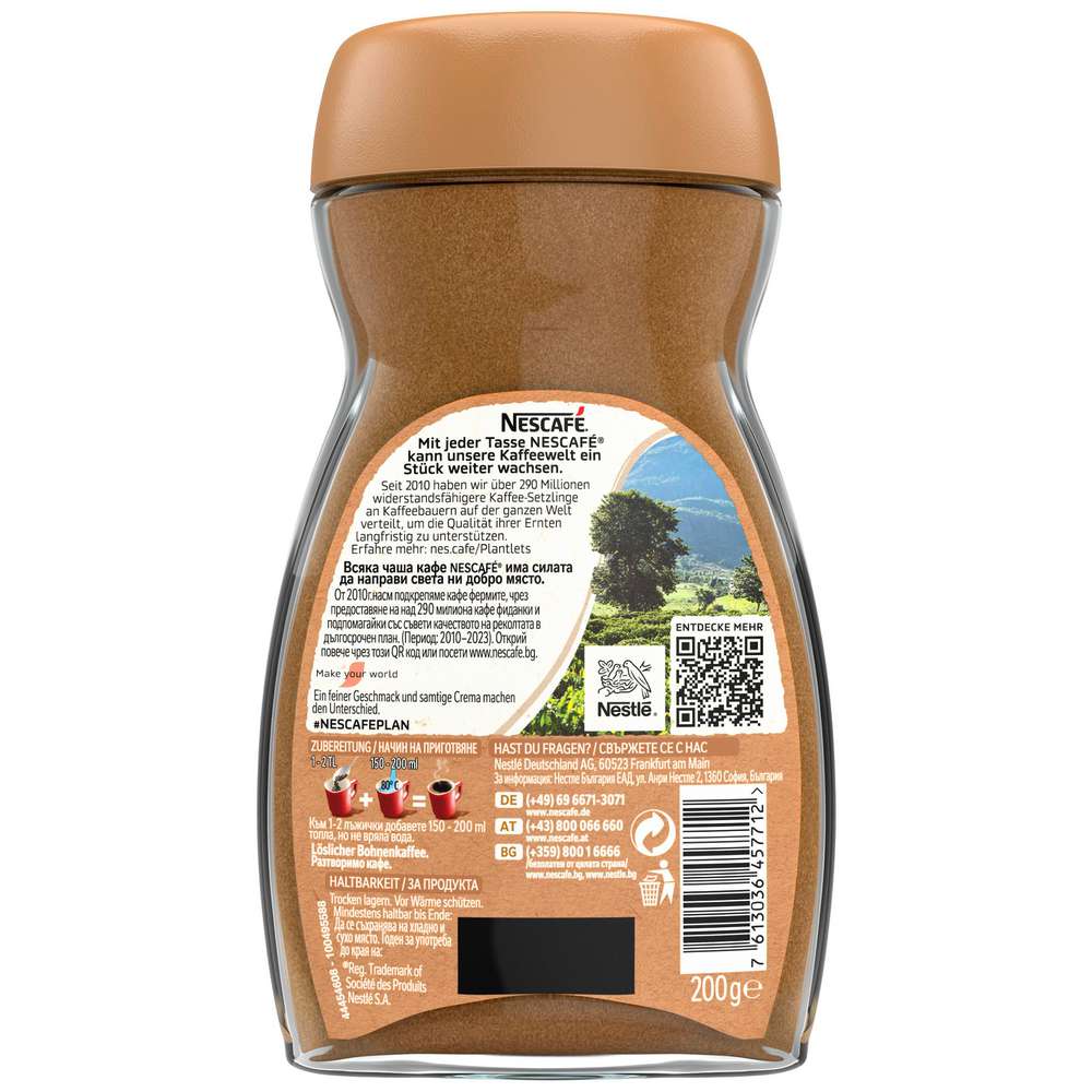 Produktabbildung Nescafe Instant Kaffee Classic Crema 