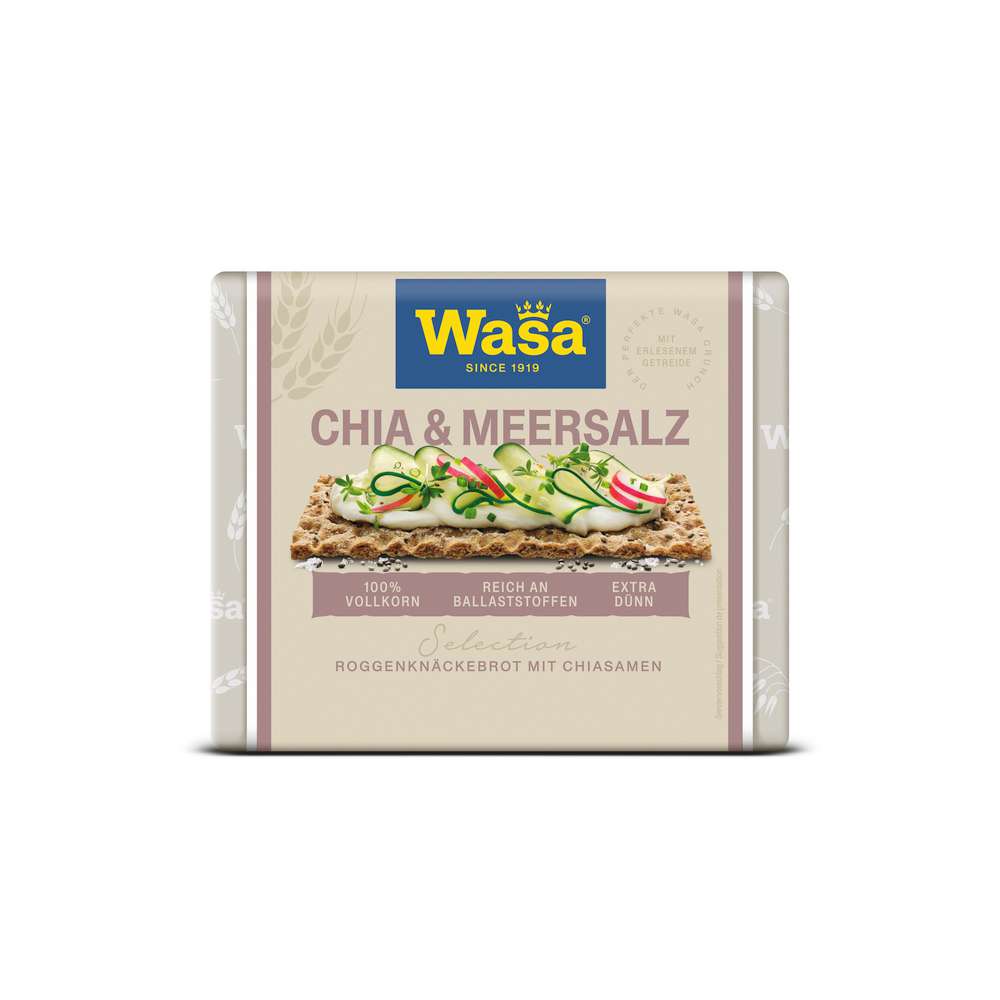 Produktabbildung Wasa Knäckebrot, Chia & Meersalz