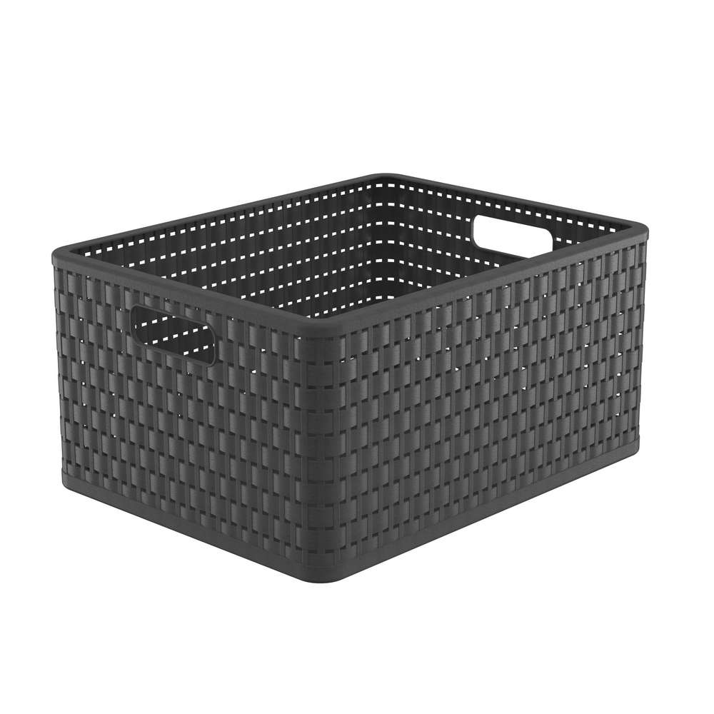 Produktabbildung Rotho Korb A4 plus 28 l Country anthrazit