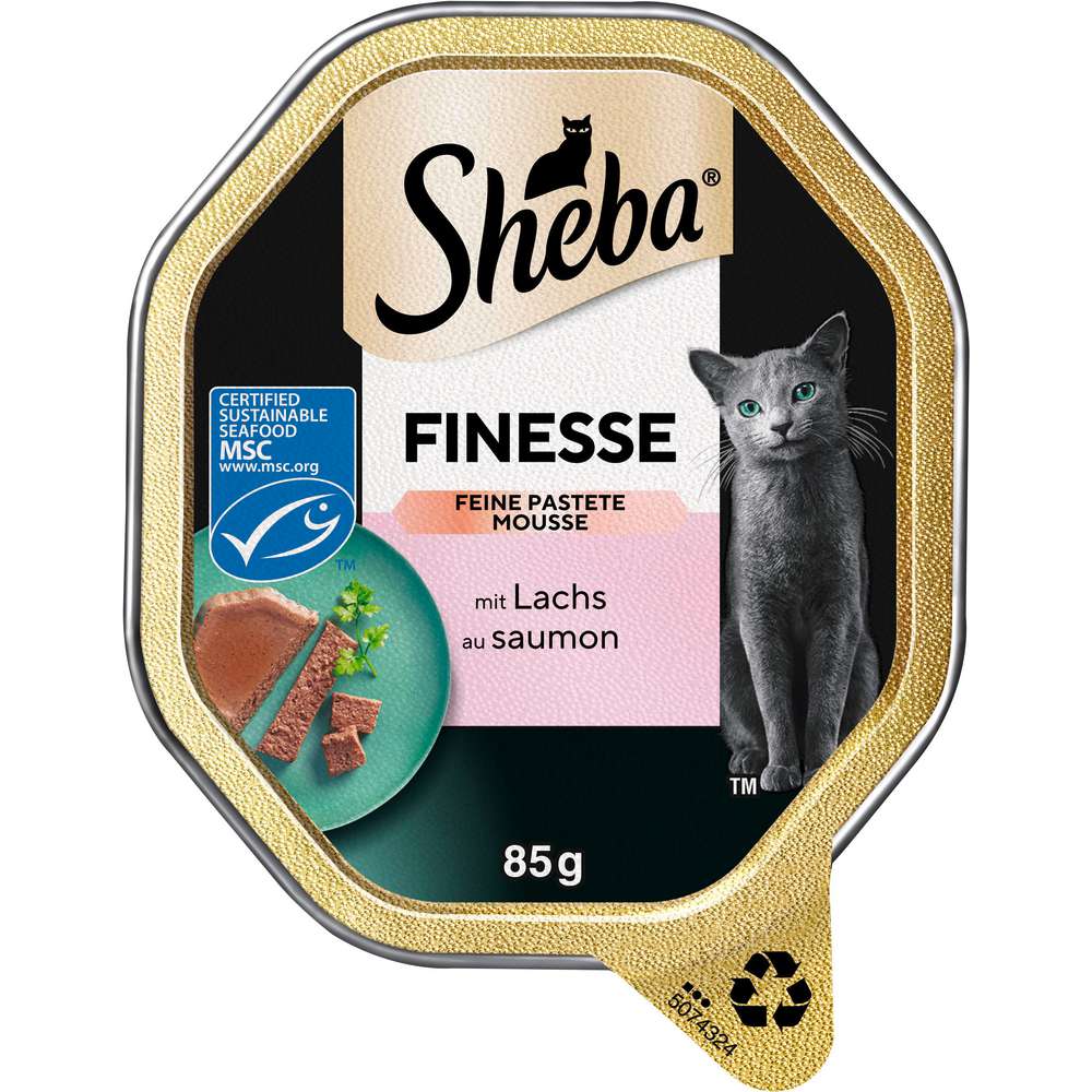 Produktabbildung Sheba Katzen-Nassfutter Finesse, mit Lachs