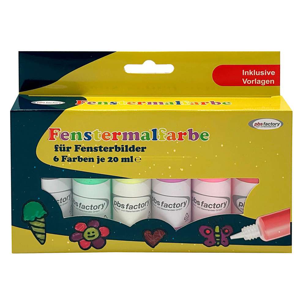Produktabbildung pbs-factory Fenstermalfarbe für Fensterbilder