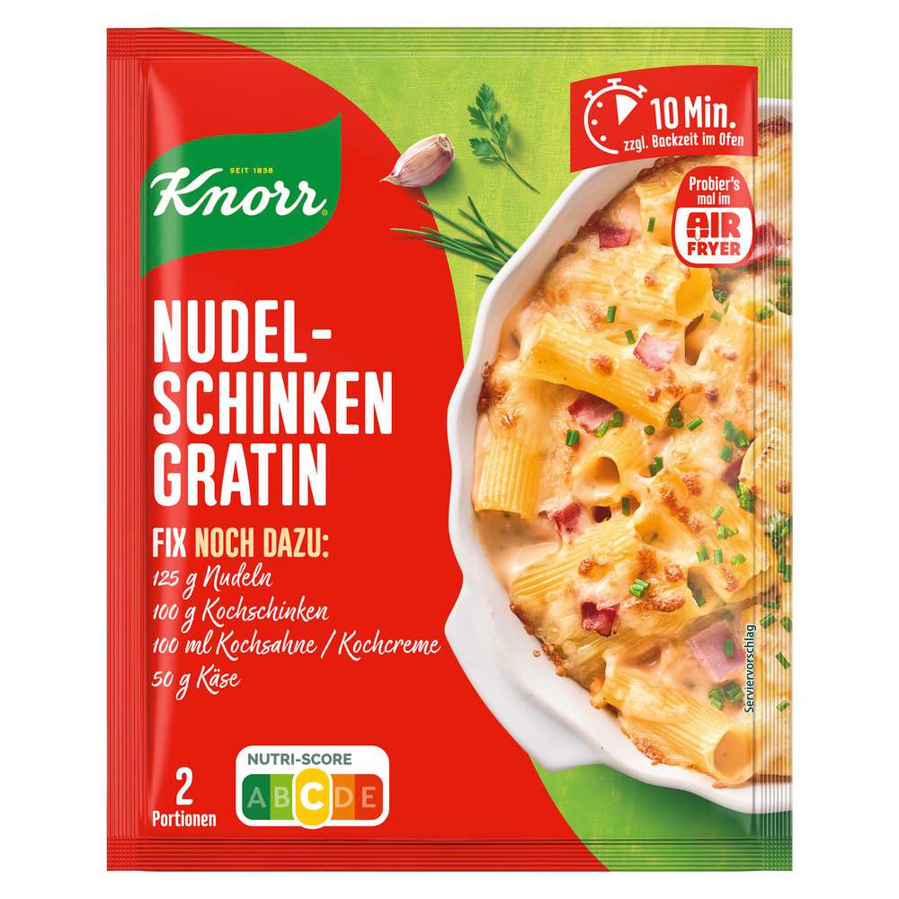 Produktabbildung Knorr Würzmischung Nudel-Schinken Gratin