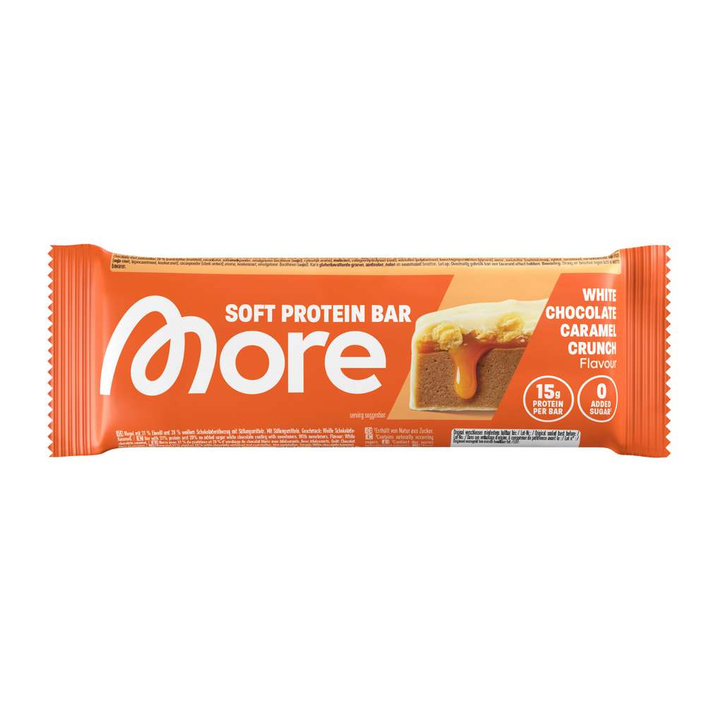 Produktabbildung More Soft Protein Bar White Chocolate Caramal Crunch