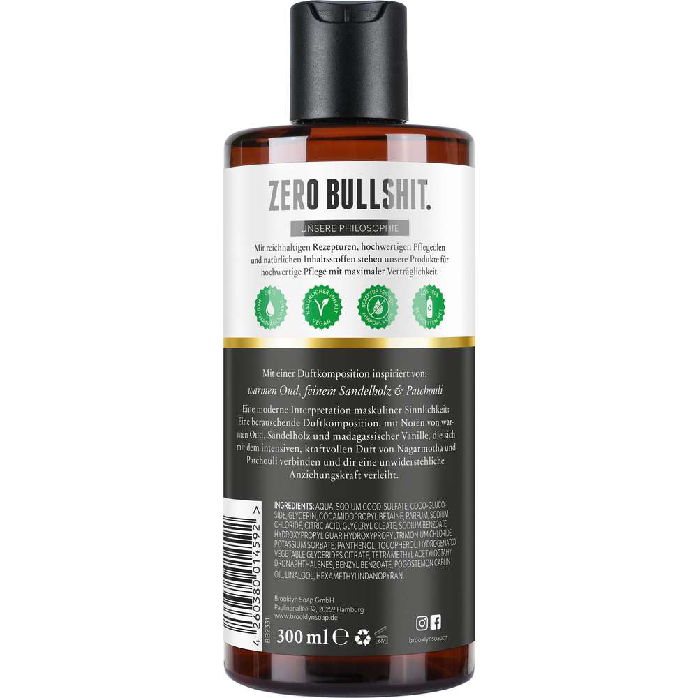 Produktabbildung Brooklyn Duschgel, Oud Wood & Santal