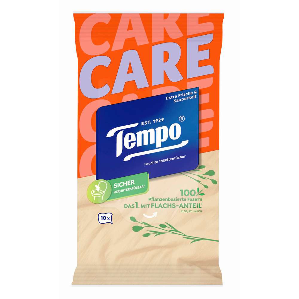 Produktabbildung Tempo Feuchte Toilettentücher, Fresh