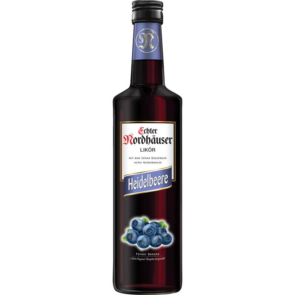 Produktabbildung Nordhaeuser Heidelbeer Likör 17%