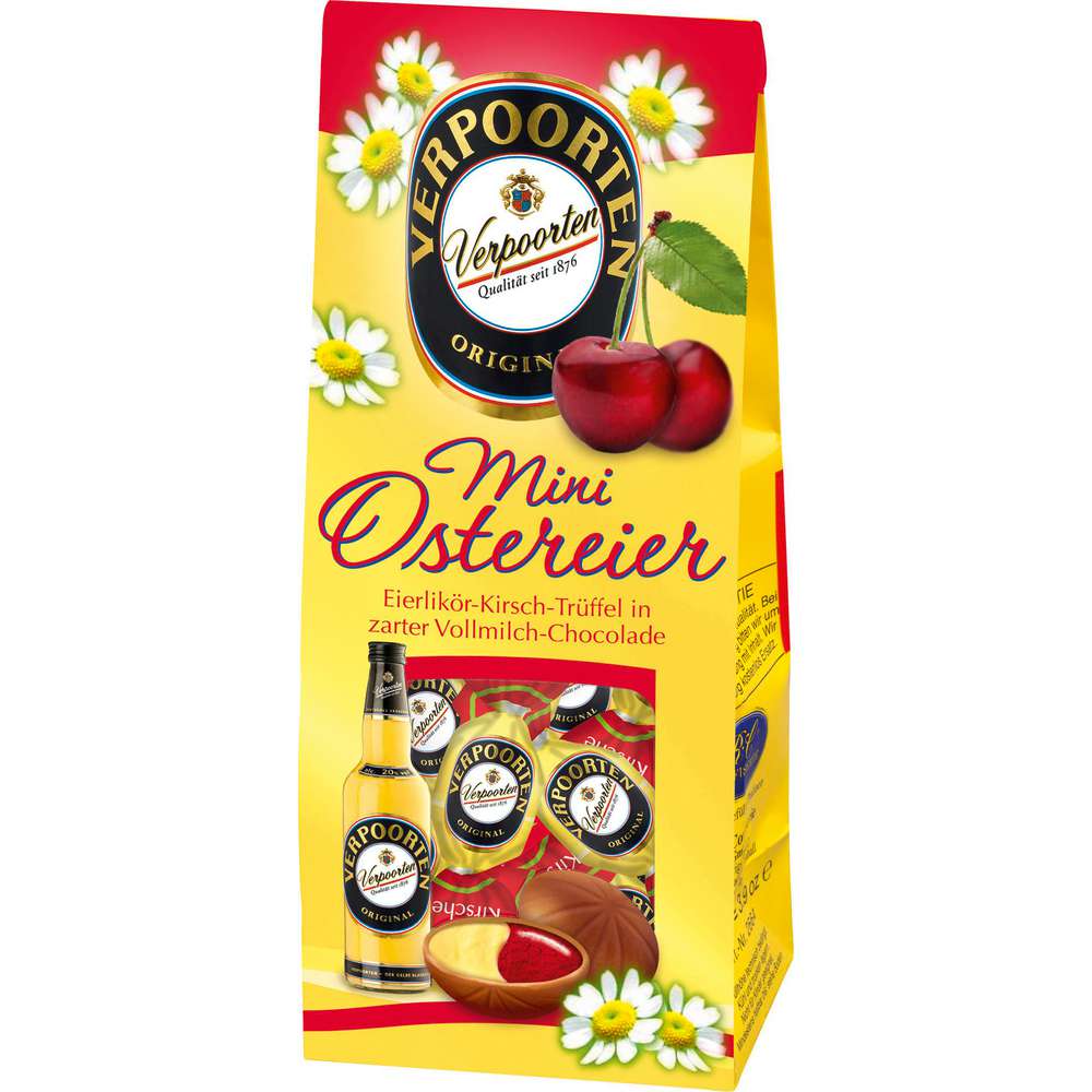 Produktabbildung Verpoorten Mini Schoko-Ostereier, Eierlikör-Kirsch-Trüffel