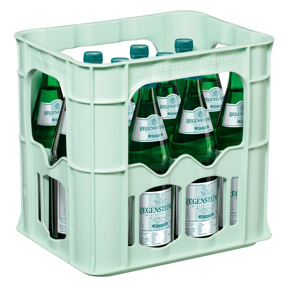 Produktabbildung Regensteiner Mineralwasser Medium (12x 0,750 Liter)