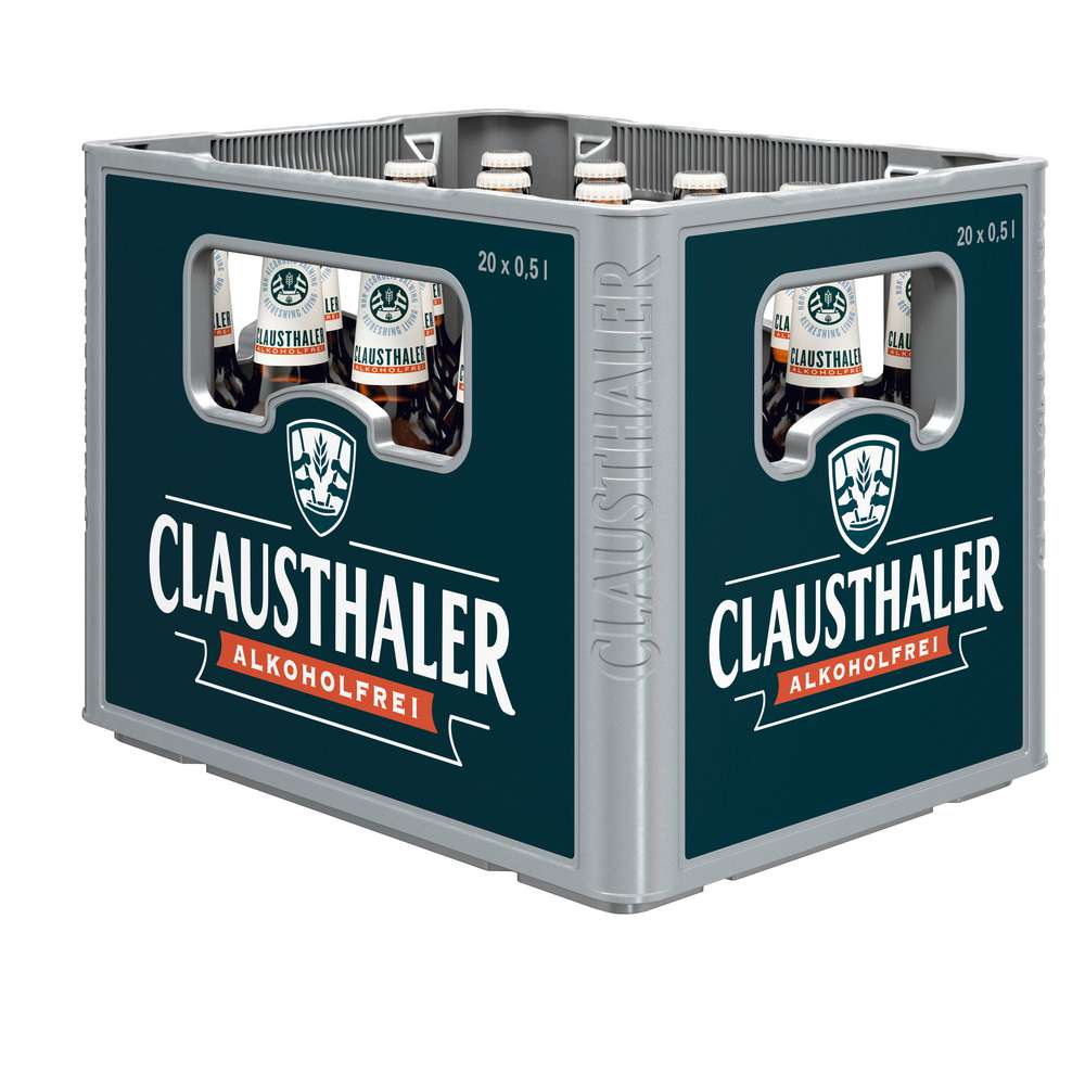 Produktabbildung Clausthaler Alkoholfreies Bier (20x 0,500 Liter)