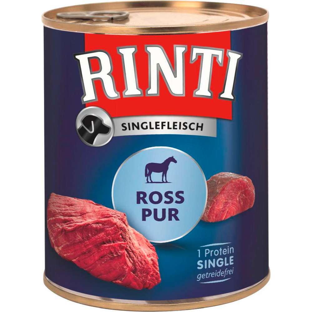 Produktabbildung Rinti Hunde-Nassfutter Singlefleisch, Ross